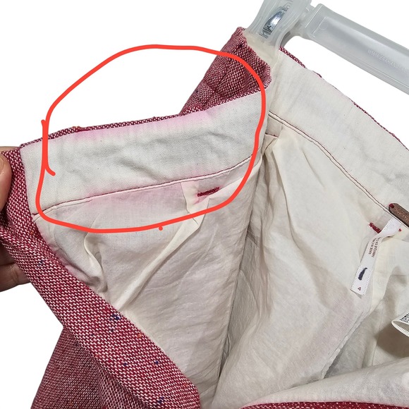 Free People Selina Tweed Trouser Wide Leg Pants Size 4 - Picture 9 of 11